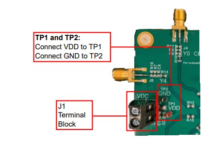 Texas Instruments LMK1C1108EVM Evaluation Module